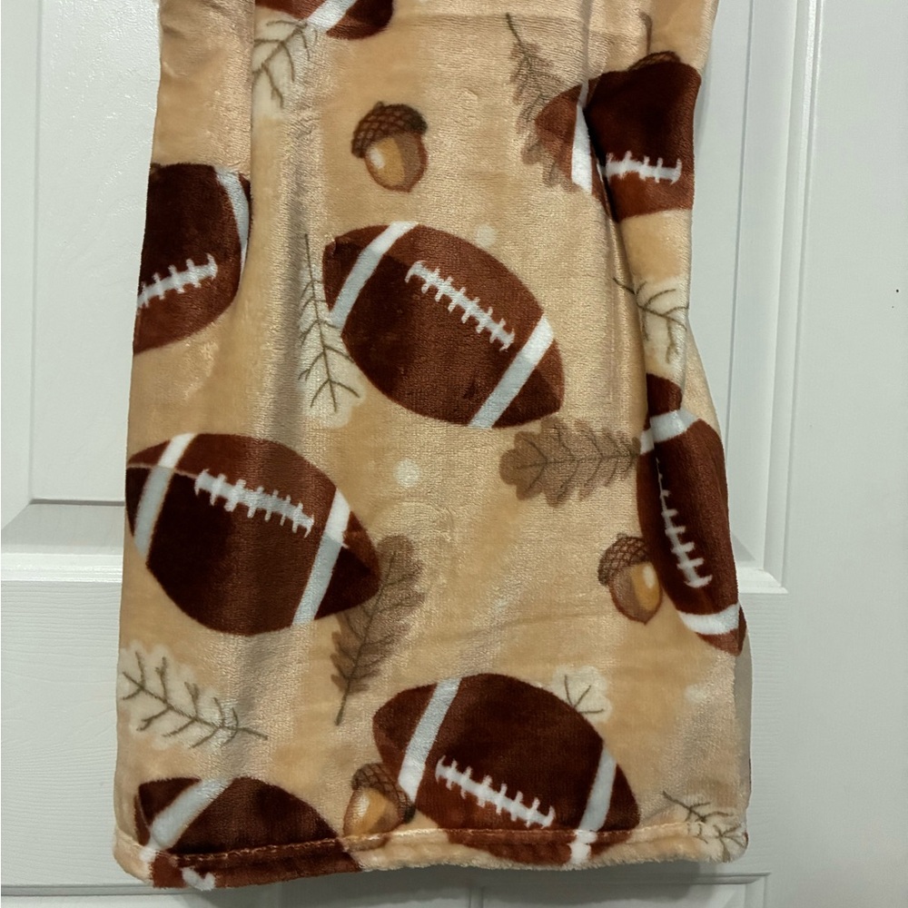 Football throw blanket